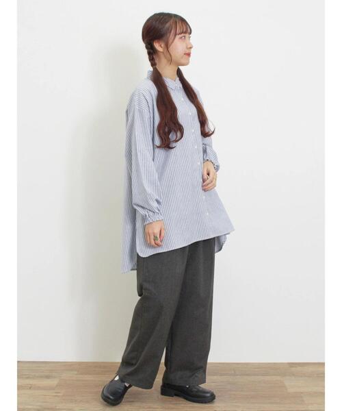 Samansa Mos2(サマンサ モスモス)の「【保温加工・帯電防止】ストレートパンツ(その他パンツ・レディース・キナリ/ベージュ/カーキ/チャコールグレー・L/M)」の19枚目の写真