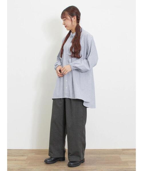 Samansa Mos2(サマンサ モスモス)の「【保温加工・帯電防止】ストレートパンツ(その他パンツ・レディース・キナリ/ベージュ/カーキ/チャコールグレー・L/M)」の21枚目の写真