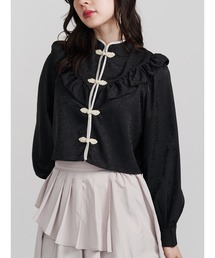 jouetie | フリルショートチャイナシャツ(シャツ/ブラウス)