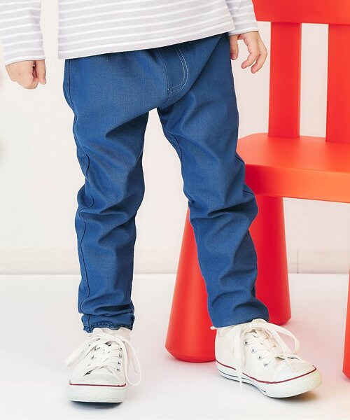 apres les cours（アプレレクール）の「バラエティ/7days Style pants（その他パンツ・キッズ・アイボリー/インディゴブルー/ブラック・120/110/100/90/80/130）」の2枚目の写真