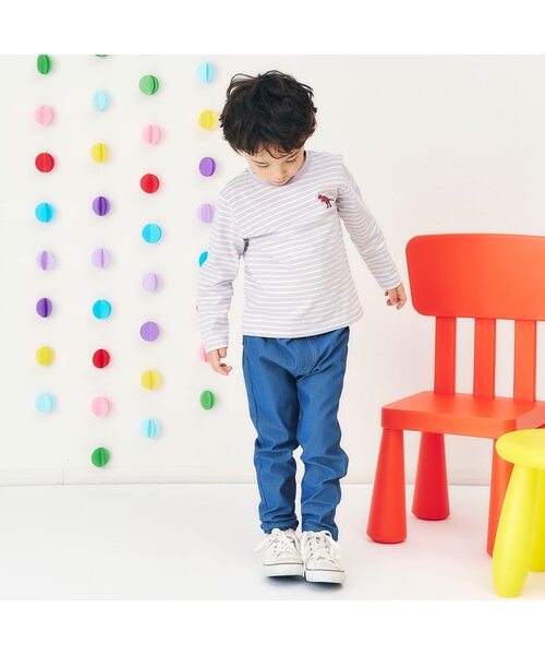 apres les cours（アプレレクール）の「バラエティ/7days Style pants（その他パンツ・キッズ・アイボリー/インディゴブルー/ブラック・120/110/100/90/80/130）」の7枚目の写真