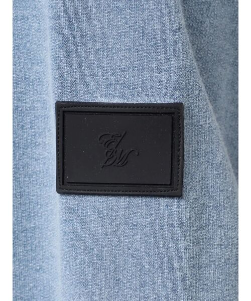 EATME（イートミー）の「スウェットショートパーカー（セットアップ可能）（パーカー・レディース・ライトブルー/ブラック/ブルー・FREE）」の5枚目の写真