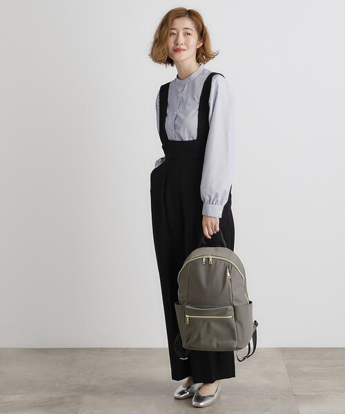 grove（グローブ）の「【雑誌掲載/インスタ企画】人間工学撥水多機能リュック（バックパック/リュック・レディース・ダークグレー/ブラック/カーキ・00）」の5枚目の写真