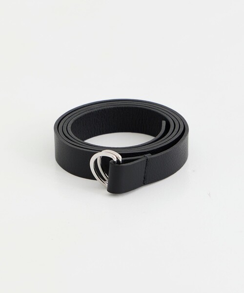 UNITED TOKYO（ユナイテッドトウキョウ）の「ソフトレザーDリングベルト（ベルト・レディース・ブラック/タン・FREE）」の3枚目の写真