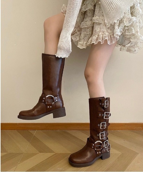 セール】【LAMPOON】ベルトエンジニアブーツ（ブーツ）｜almo（アルモ