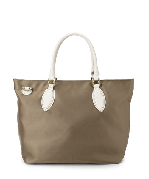 TOFF&LOADSTONE（トフアンドロードストーン）の「Coupe nylon（クープナイロン）（トートバッグ・レディース・サンドベージュ/ライトグレー系9/ブラック/ベージュ/ネイビー・00）」の3枚目の写真