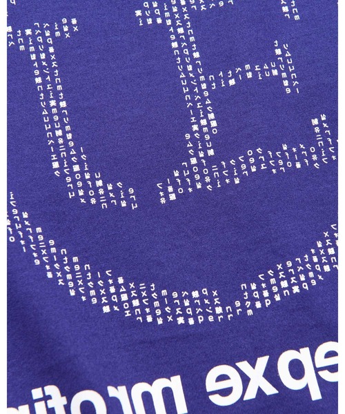 uniform experiment（ユニフォームエクスペリメント）の「CODE LOGO TEE（Tシャツ/カットソー・メンズ・パープル/ホワイト/ブラック・1/2/3/4）」の9枚目の写真