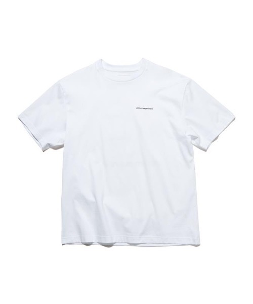 uniform experiment（ユニフォームエクスペリメント）の「CODE LOGO TEE（Tシャツ/カットソー・メンズ・パープル/ホワイト/ブラック・1/2/3/4）」の10枚目の写真