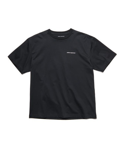 uniform experiment（ユニフォームエクスペリメント）の「CODE LOGO TEE（Tシャツ/カットソー・メンズ・パープル/ホワイト/ブラック・1/2/3/4）」の6枚目の写真