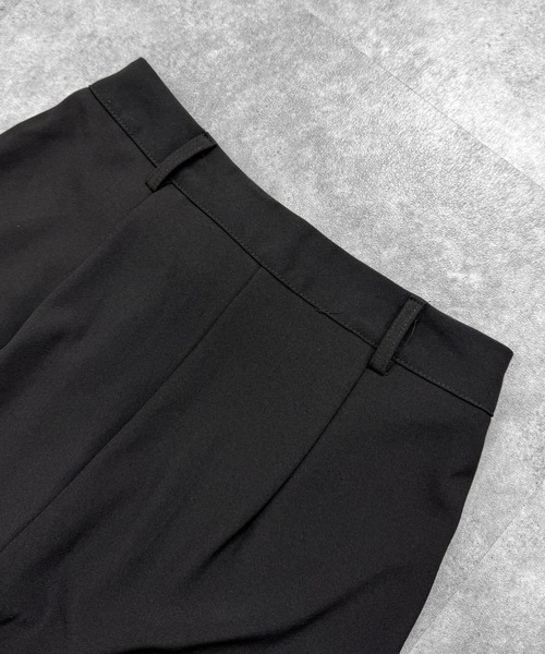 LVEU.(ラブユ.)の「【LVEU.】タックワイドスラックス / ボトムス パンツ スラックス タック ワイド ベルト付き ブラック グレー アイボリー 韓国 韓国ファッション ZOZOTOWN限定(スラックス・レディース・グレー/アイボリー/ブラック・FREE)」の13枚目の写真