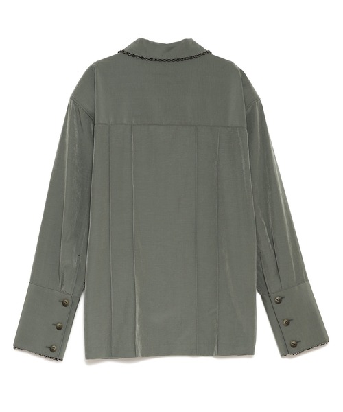 AKIRANAKA /アキラナカ Oliviachain trim blouse AKIRANAKA