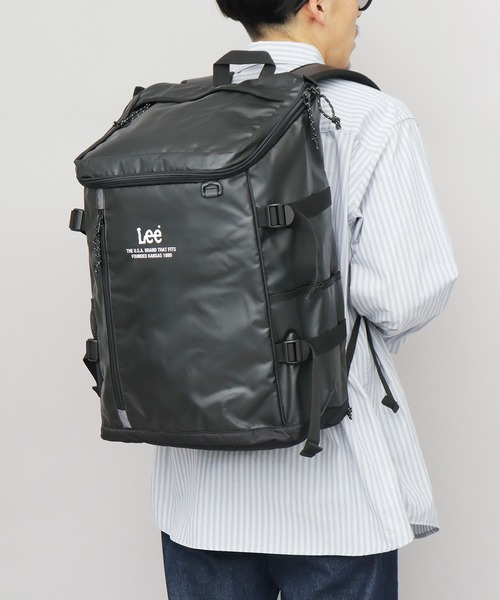 大容量 ターポリン ボックスリュック A3・PC収納対応（バックパック