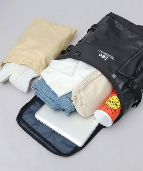 大容量 ターポリン ボックスリュック A3・PC収納対応（バックパック