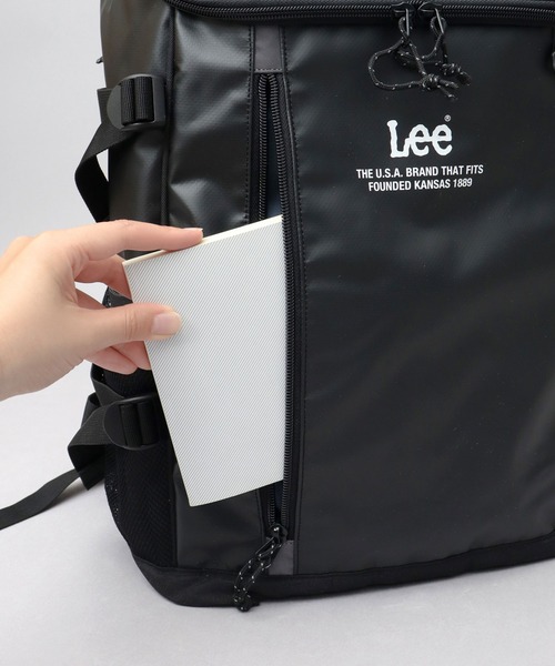 Lee(リー)の「大容量 ターポリン ボックスリュック A3・PC収納対応(バックパック/リュック・メンズ・ブラック・FREE)」の19枚目の写真