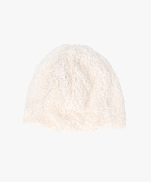 kaorinomori(カオリノモリ)の「kaorinomori シュリンプビーニー / カオリノモリ(ニットキャップ/ビーニー・レディース・ブラック/ホワイト/ライトグリーン・FREE)」の7枚目の写真