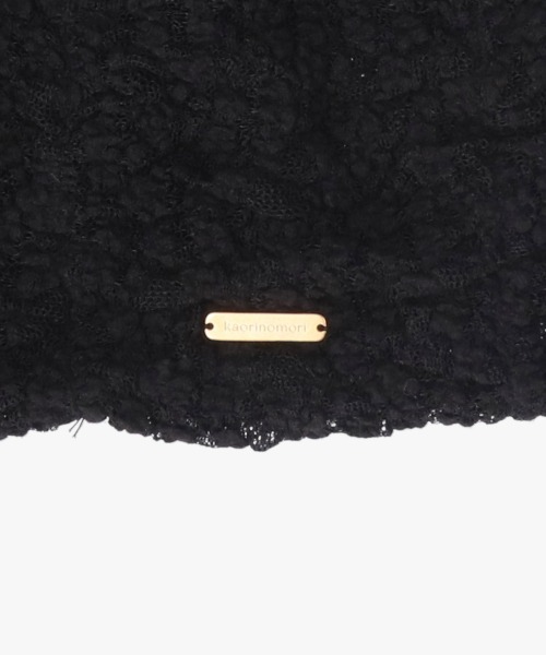 kaorinomori(カオリノモリ)の「kaorinomori シュリンプビーニー / カオリノモリ(ニットキャップ/ビーニー・レディース・ブラック/ホワイト/ライトグリーン・FREE)」の13枚目の写真