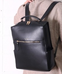 Legato Largo（レガートラルゴ）の「(LF)【Legato Largo】6ポケット/11L ブライト フェイクレザー リュック（バックパック/リュック）」