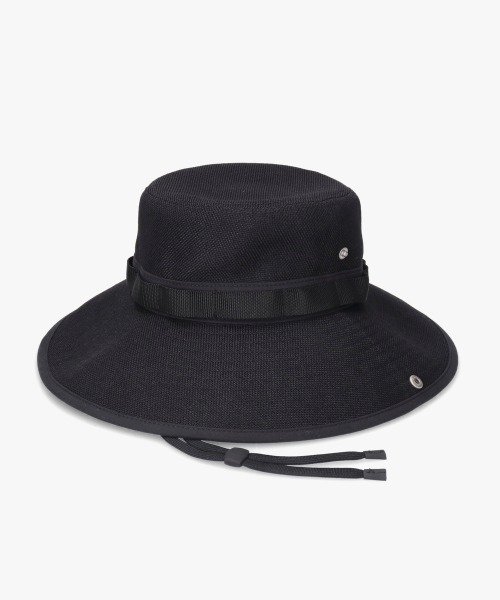 OVERRIDE（オーバーライド）の「OVERRIDE  POLYSHEET BOONIE HAT SGP / オーバーライド（ハット・レディース・ブラック/グレー/ベージュ・58cm）」の12枚目の写真