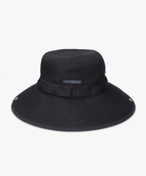 OVERRIDE（オーバーライド）の「OVERRIDE  POLYSHEET BOONIE HAT SGP / オーバーライド（ハット・レディース・ブラック/グレー/ベージュ・58cm）」の13枚目の写真