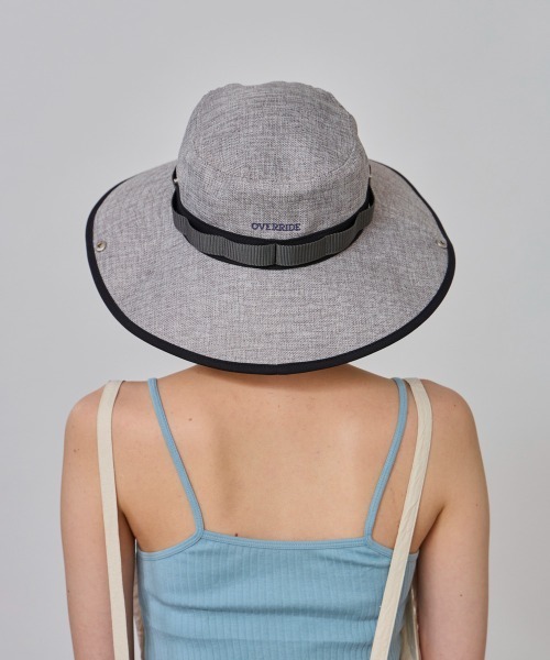OVERRIDE（オーバーライド）の「OVERRIDE  POLYSHEET BOONIE HAT SGP / オーバーライド（ハット・レディース・ブラック/グレー/ベージュ・58cm）」の16枚目の写真
