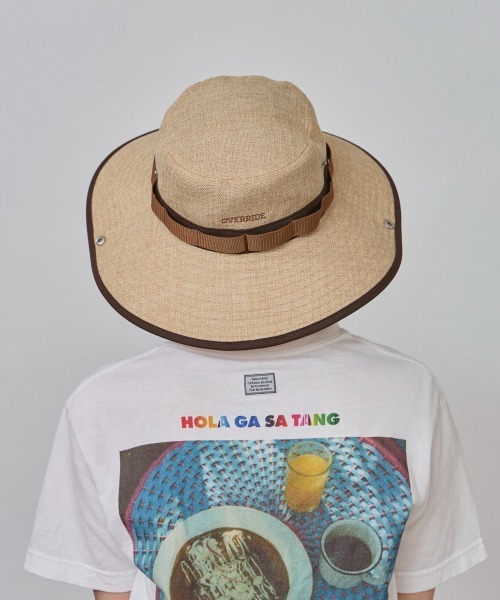 OVERRIDE（オーバーライド）の「OVERRIDE  POLYSHEET BOONIE HAT SGP / オーバーライド（ハット・レディース・ブラック/グレー/ベージュ・58cm）」の21枚目の写真