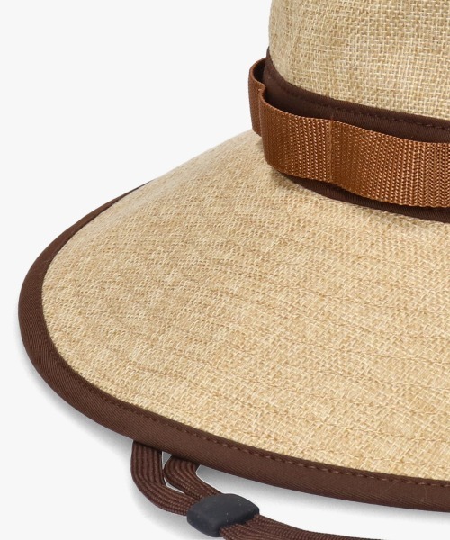 OVERRIDE（オーバーライド）の「OVERRIDE  POLYSHEET BOONIE HAT SGP / オーバーライド（ハット・レディース・ブラック/グレー/ベージュ・58cm）」の4枚目の写真