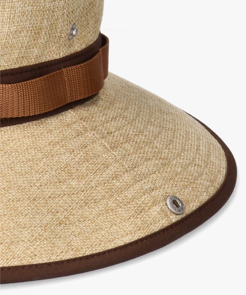 OVERRIDE（オーバーライド）の「OVERRIDE  POLYSHEET BOONIE HAT SGP / オーバーライド（ハット・レディース・ブラック/グレー/ベージュ・58cm）」の5枚目の写真