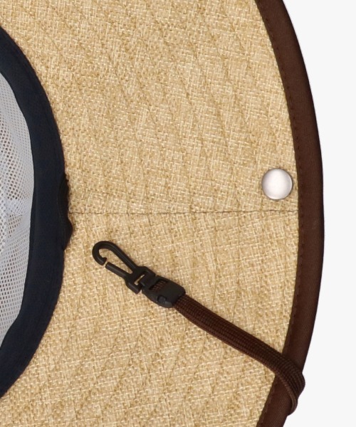 OVERRIDE（オーバーライド）の「OVERRIDE  POLYSHEET BOONIE HAT SGP / オーバーライド（ハット・レディース・ブラック/グレー/ベージュ・58cm）」の7枚目の写真