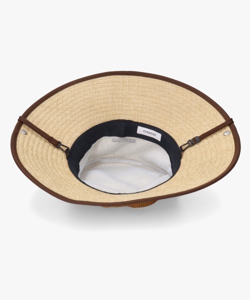 OVERRIDE（オーバーライド）の「OVERRIDE  POLYSHEET BOONIE HAT SGP / オーバーライド（ハット・レディース・ブラック/グレー/ベージュ・58cm）」の8枚目の写真