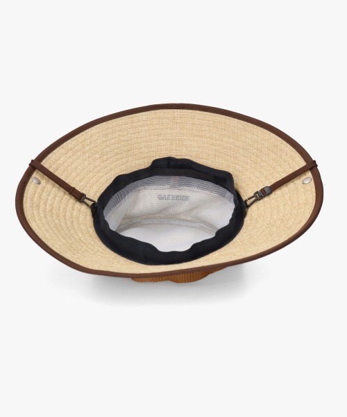 OVERRIDE（オーバーライド）の「OVERRIDE  POLYSHEET BOONIE HAT SGP / オーバーライド（ハット・レディース・ブラック/グレー/ベージュ・58cm）」の9枚目の写真