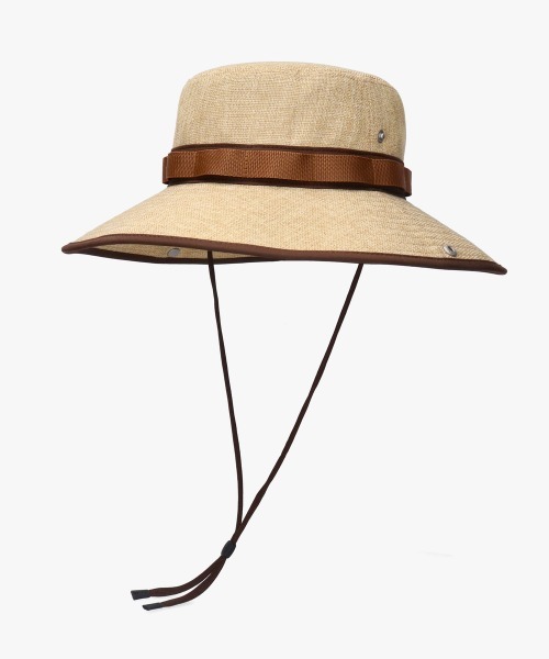 OVERRIDE（オーバーライド）の「OVERRIDE  POLYSHEET BOONIE HAT SGP / オーバーライド（ハット・レディース・ブラック/グレー/ベージュ・58cm）」の11枚目の写真