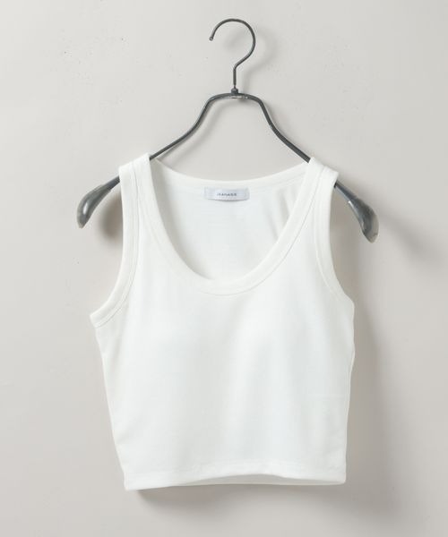 JEANASIS（ジーナシス）の「チビラメカップインタンク/326152（タンクトップ・レディース・ブルー系その他/ホワイト/ブラック/グレー/ネイビー系/イエロー・FREE/SMALL）」の7枚目の写真