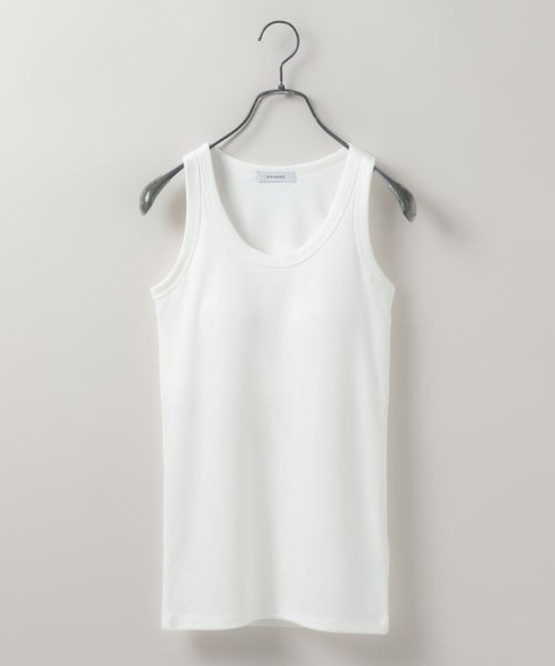 JEANASIS（ジーナシス）の「チビラメカップインタンク/326152（タンクトップ・レディース・ブルー系その他/ホワイト/ブラック/グレー/ネイビー系/イエロー・FREE/SMALL）」の9枚目の写真