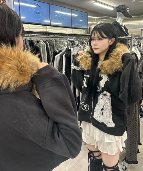 フーディー FUKU様 BORN X RAISED + UNION GENTS OF DESIRE SEAL HOODIE｜BORN X