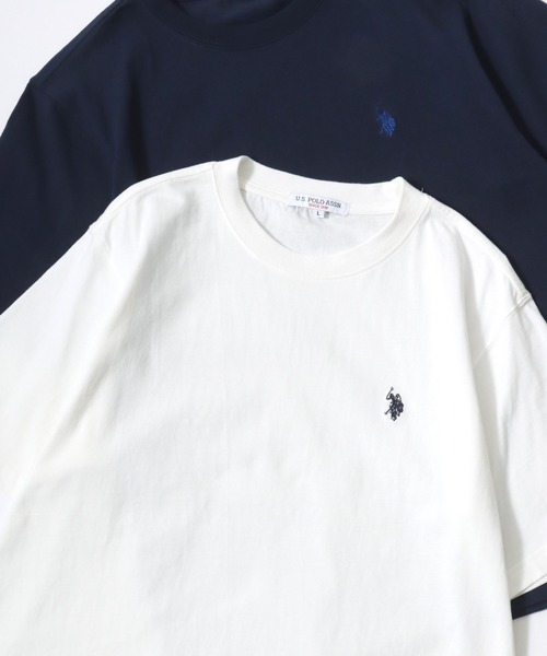 2024AW◆オーバーサイズ 刺繍入りコットンジャージーTシャツ セール】U.S. POLO ASSN./ユーエスポロアッスン オーバーサイズ
