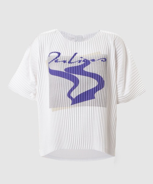 YOHEI OHNO（ヨウヘイオオノ）の「Big Pleats T-shirt（Tシャツ/カットソー・レディース・ホワイト系その他/ホワイト/ブラック/ブラック系その他・36）」の2枚目の写真