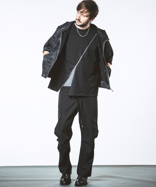 NO ID.（ノーアイディ）の「【NO ID.】Tech Easy Wide Cargo Pants / テック イージー ワイド カーゴ パンツ（カーゴパンツ・メンズ・ブラック/その他23/グレー・2/1）」の6枚目の写真