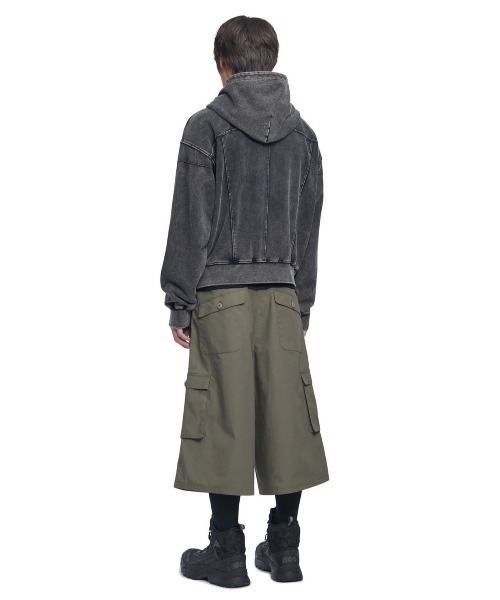 [NOMANUAL] VINTAGE LAYER HOODED ZIP-UP ★大人気★ NOMANUAL】VINTAGE LAYER HOODED ZIP-UP / 【ノーマニュアル
