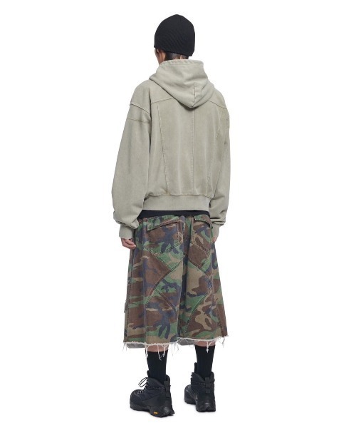 [NOMANUAL] VINTAGE LAYER HOODED ZIP-UP ★大人気★ NOMANUAL】VINTAGE LAYER HOODED ZIP-UP / 【ノーマニュアル