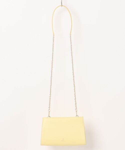 FURLA（フルラ）の「MYFURLA MINI CROSSBODY CLUTCH（ショルダーバッグ・レディース・ライトベージュ/ペールイエロー/クリアグリーン・ONE SIZE）」の3枚目の写真