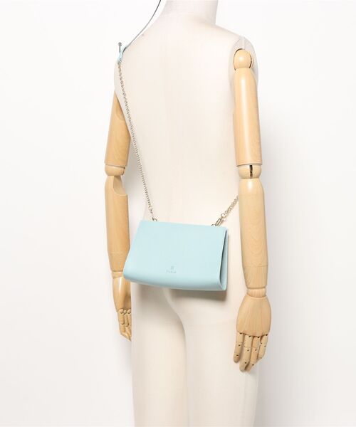 FURLA（フルラ）の「MYFURLA MINI CROSSBODY CLUTCH（ショルダーバッグ・レディース・ライトベージュ/ペールイエロー/クリアグリーン・ONE SIZE）」の11枚目の写真