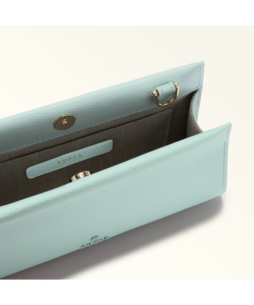 FURLA（フルラ）の「MYFURLA MINI CROSSBODY CLUTCH（ショルダーバッグ・レディース・ライトベージュ/ペールイエロー/クリアグリーン・ONE SIZE）」の6枚目の写真