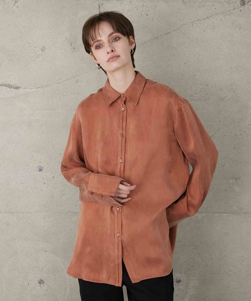 ＬＩＭＩfeuソフトレーヨンシャツ セール】【LA PEAU DE GEM】soft rayon shirt/ソフトレーヨン