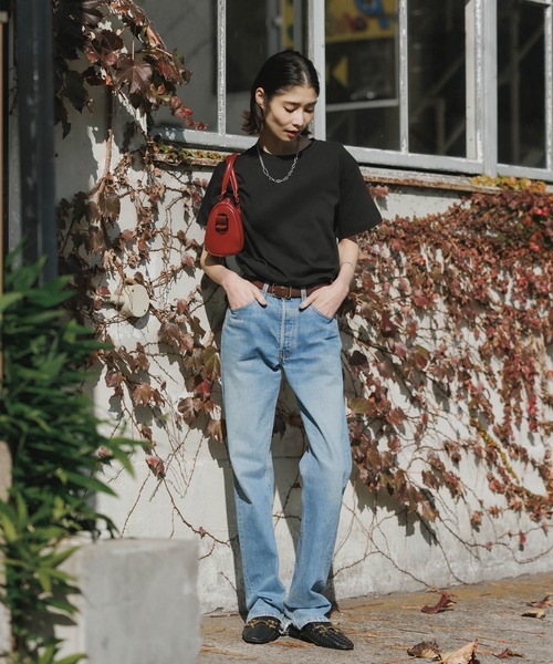 CROSS & STITCH(クロスステッチ)の「CROSS&STITCH 6.2oz オープンエンド マックスウェイト半袖Tシャツ 無地Tシャツ クルーネック カットソー 2026年春夏(Tシャツ/カットソー・レディース・ネイビー/ホワイト/アクア/ブラック/ライトベージュ/アーミー/ダークグリーン・S/M/L/XL/XS)」の19枚目の写真