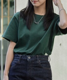 CROSS & STITCH（クロスステッチ）の「CROSS&STITCH 6.2oz オープンエンド マックスウェイト半袖Ｔシャツ 無地Tシャツ クルーネック カットソー 2026年春夏（Tシャツ/カットソー）」