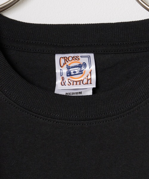 CROSS & STITCH(クロスステッチ)の「CROSS&STITCH 6.2oz オープンエンド マックスウェイト半袖Tシャツ 無地Tシャツ クルーネック カットソー 2026年春夏(Tシャツ/カットソー・レディース・ネイビー/ホワイト/アクア/ブラック/ライトベージュ/アーミー/ダークグリーン・S/M/L/XL/XS)」の9枚目の写真