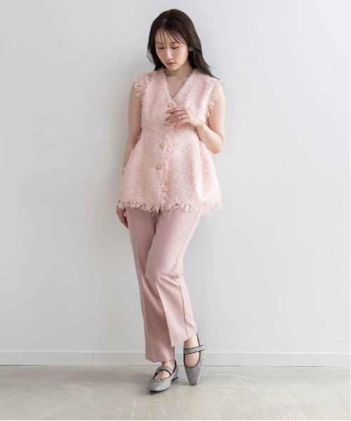 RANDA(ランダ)の「3E モノグラムパーツメリージェーン(パンプス・レディース・ブラック/アイボリー/ベージュ・SS/S/M/L/LL)」の11枚目の写真