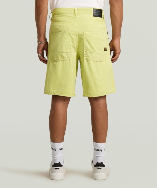 G-STAR(ジースター)の「TRAVAIL RELAXED SHORTS/ミリタリーディテールリラックスショートパンツ(その他パンツ・メンズ・イエロー系その他・30inch/32inch/34inch/36inch/28inch)」の3枚目の写真