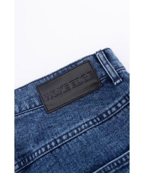 WOKE EDGE（ウォークエッジ）の「ショートパンツ｜Bicolor Double Knee Shorts｜WOKE EDGE（その他パンツ・メンズ・ブルー/ブラック・M/XL/L/S）」の7枚目の写真