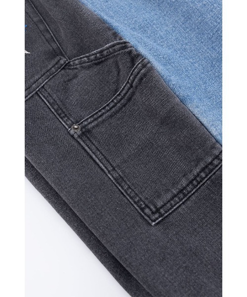 WOKE EDGE（ウォークエッジ）の「ショートパンツ｜Bicolor Double Knee Shorts｜WOKE EDGE（その他パンツ・メンズ・ブルー/ブラック・M/XL/L/S）」の12枚目の写真